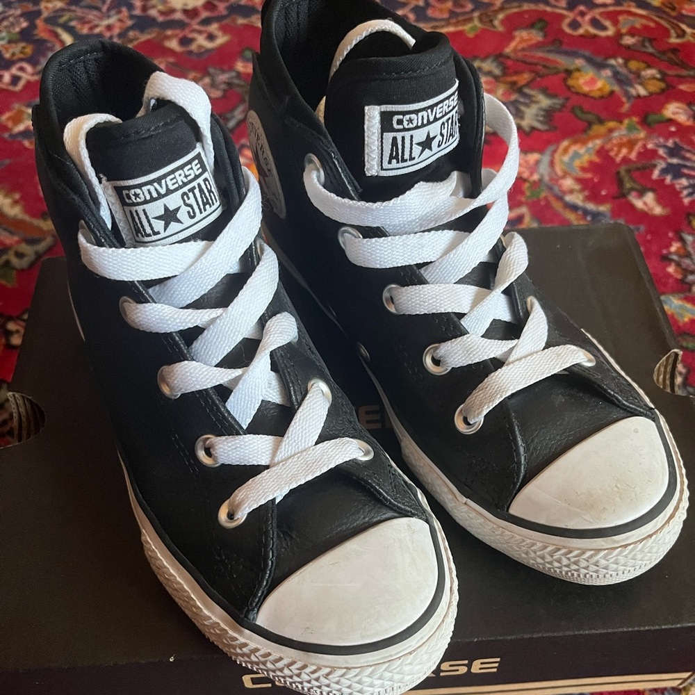 Converse Leather High Tops